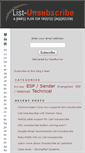 Mobile Screenshot of list-unsubscribe.com